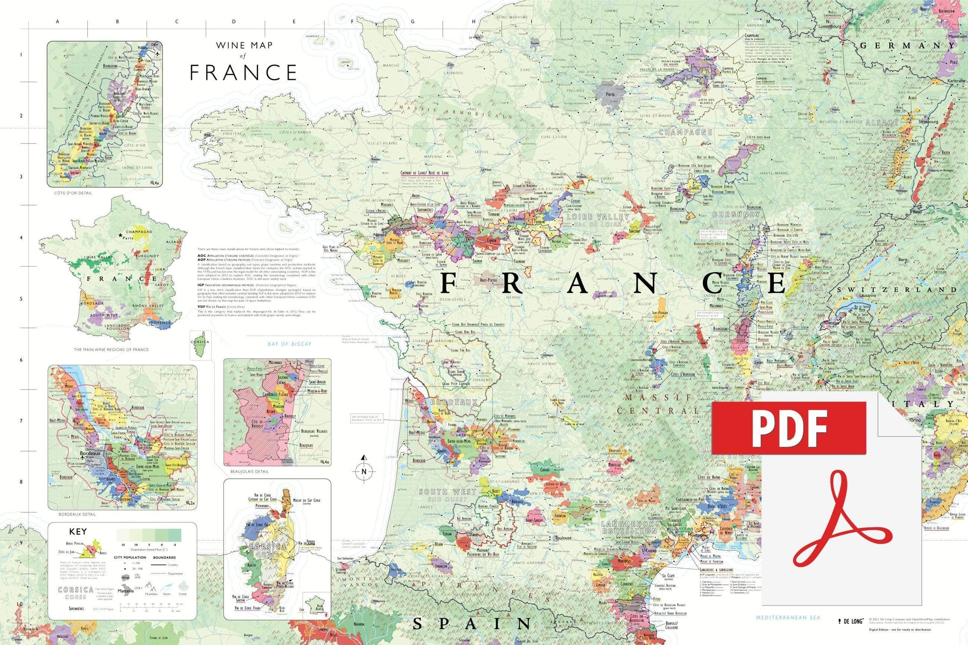 Wine Maps of the World - Digital Edition – De Long